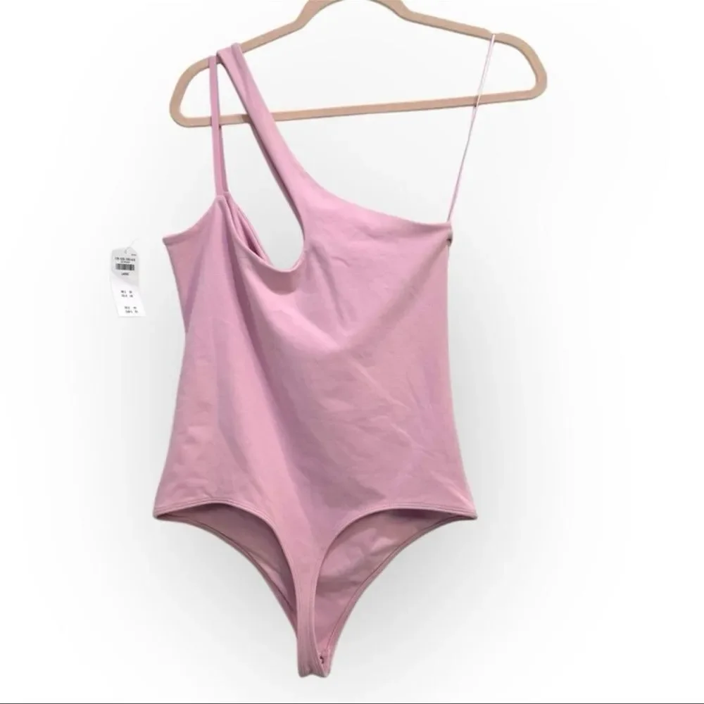Abercrombie & Fitch Soft A&F Collection Asymmetrical Bodysuit - NWT - Size Large - Picture 3 of 8